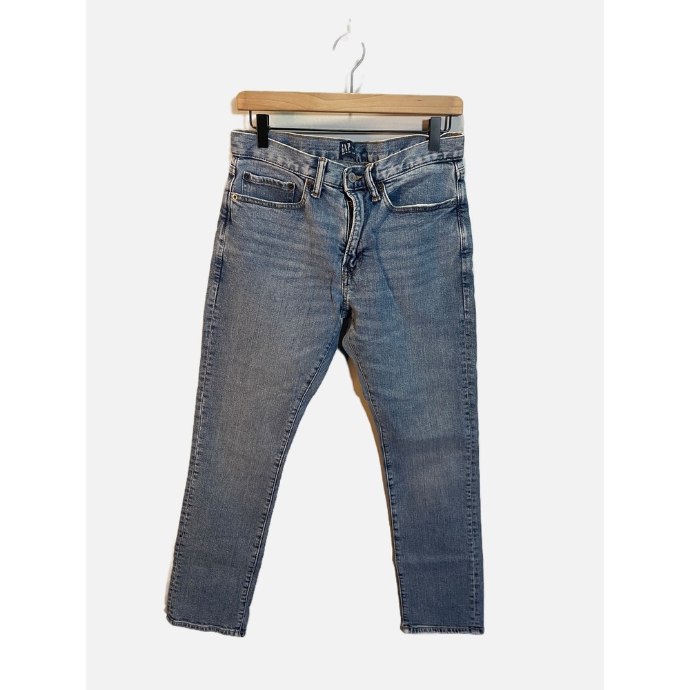 Gap Jeans Mens 31x32 Blue Slim Fit Denim Medium Wash Casual Classic Everyday